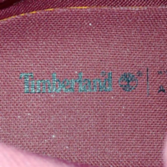 Timberland Womens‎ Ankle Boots Booties Black Red Round Toe Lace Up 6.5 - Picture 9 of 10